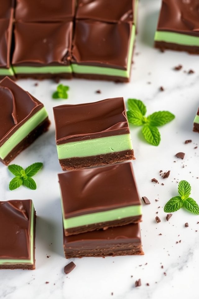 easy mint chocolate dessert