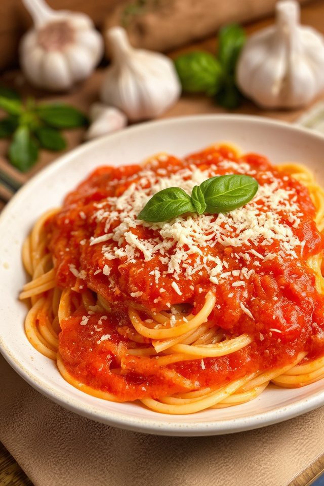 easy pasta tomato sauce