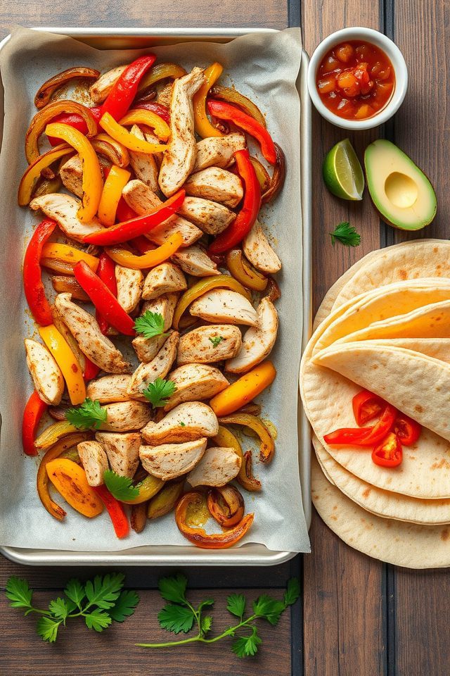 easy sheet pan fajitas