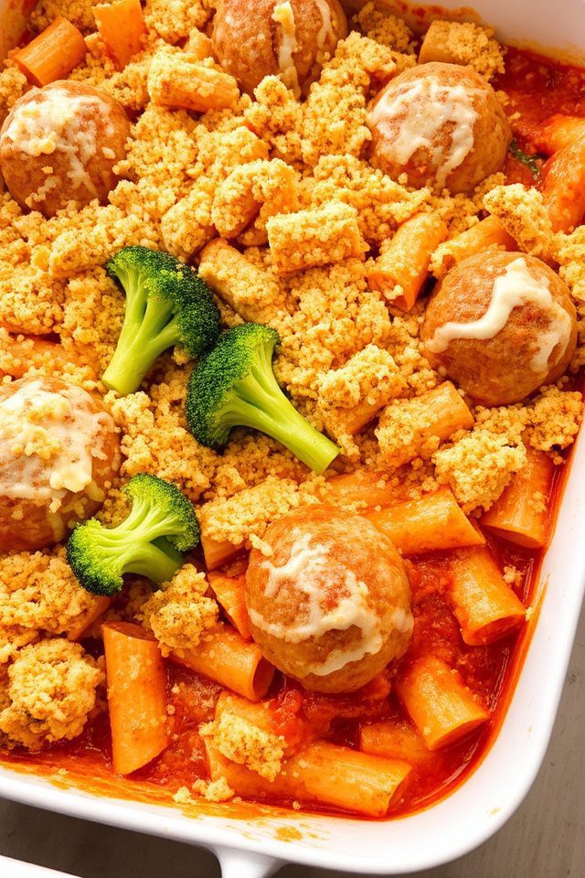 easy weeknight pasta bake