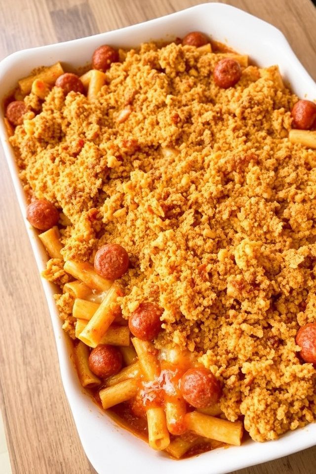 easy weeknight sausage casserole