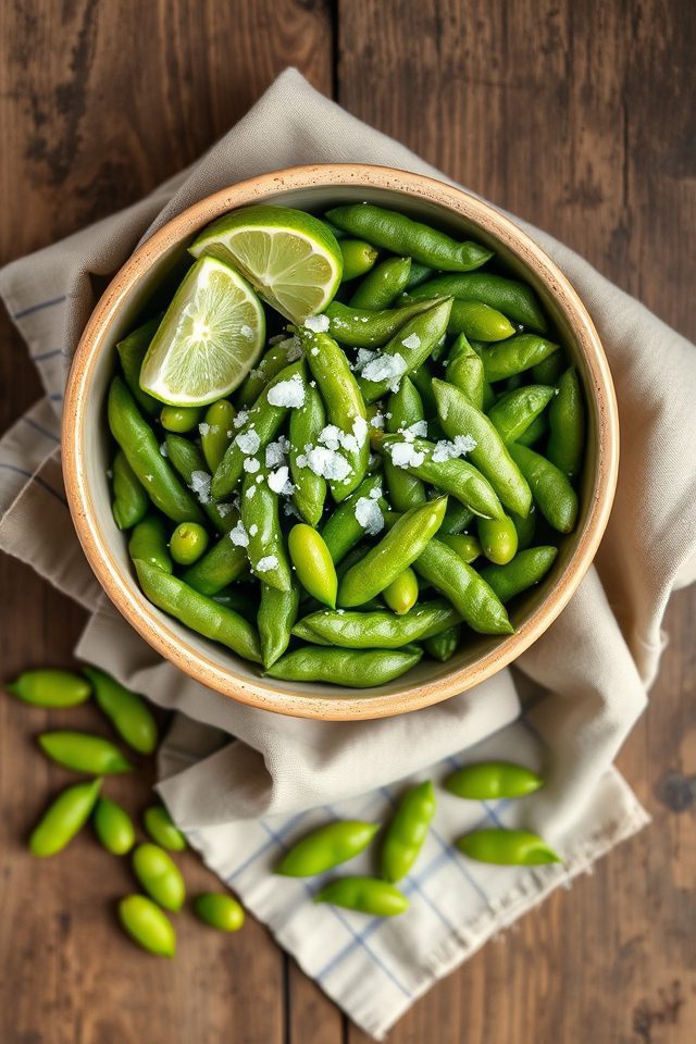 edamame lime sea salt