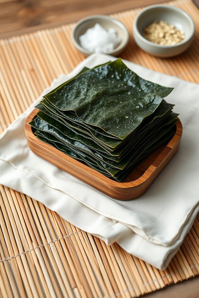 edible crispy seaweed treats