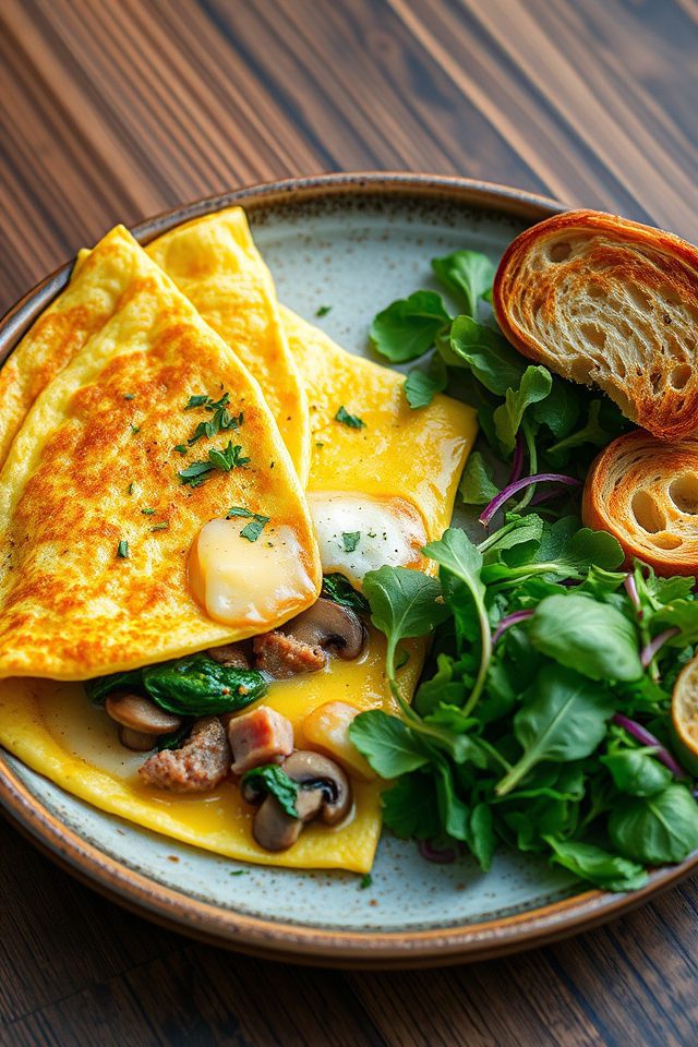 egg based evening meal