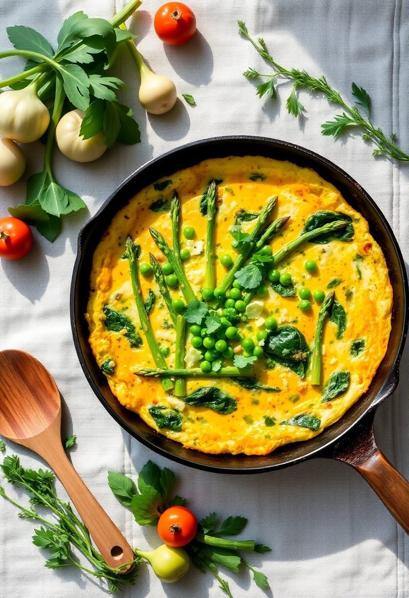 egg dish with vegetables