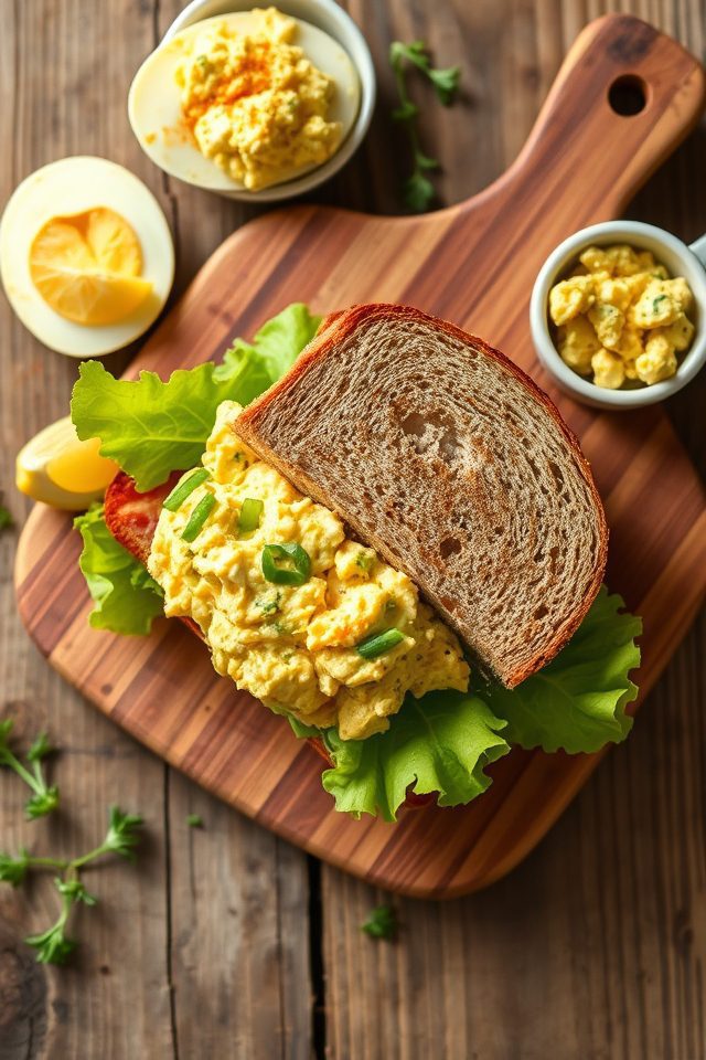 egg salad with curry