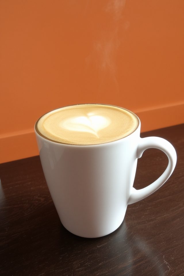 espresso and steamed milk