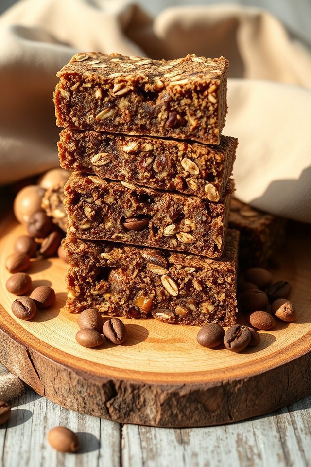 espresso flavored hazelnut bar