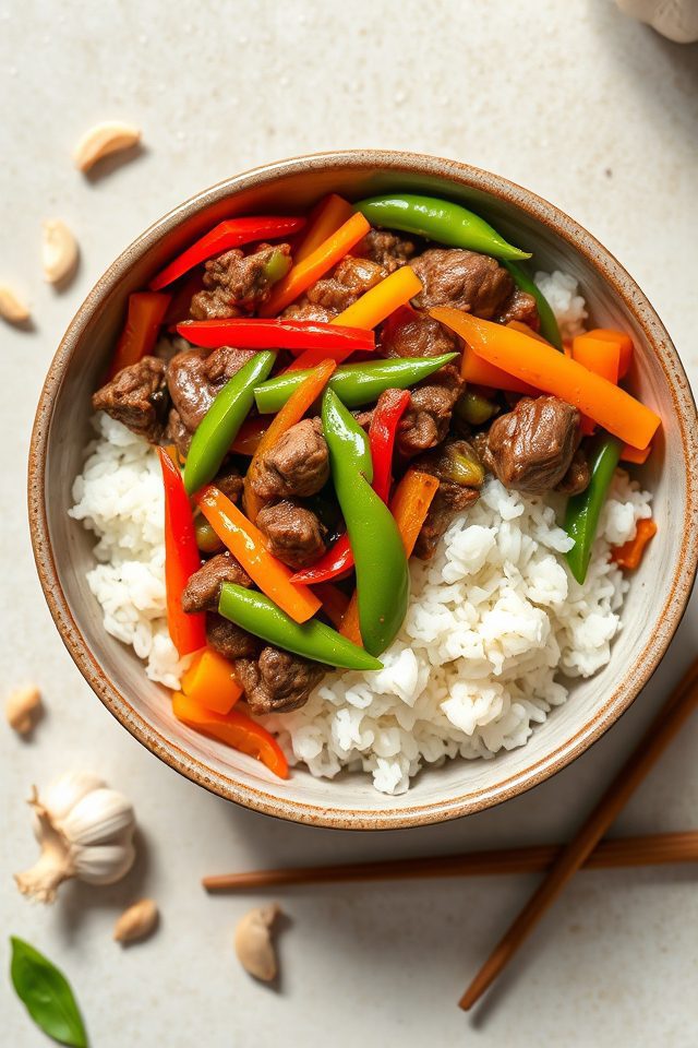 fast beef vegetable stir fry