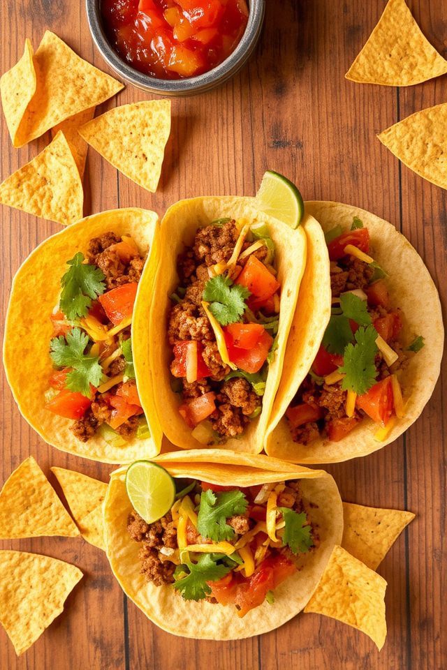fast delicious mexican tacos