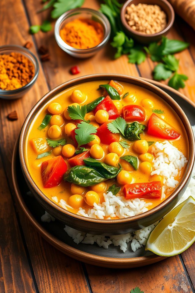 fast vegetarian curry recipe
