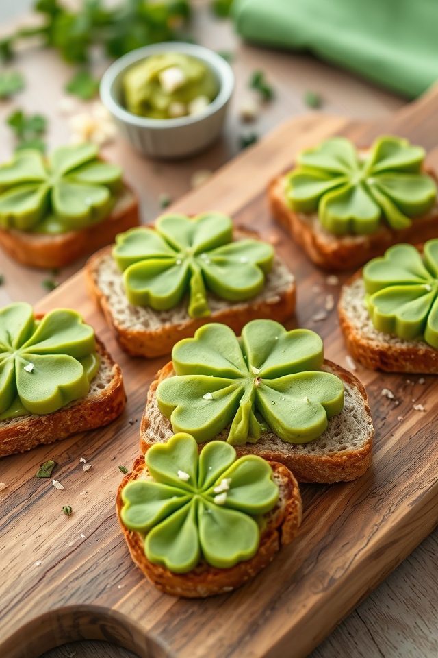 festive avocado toast design