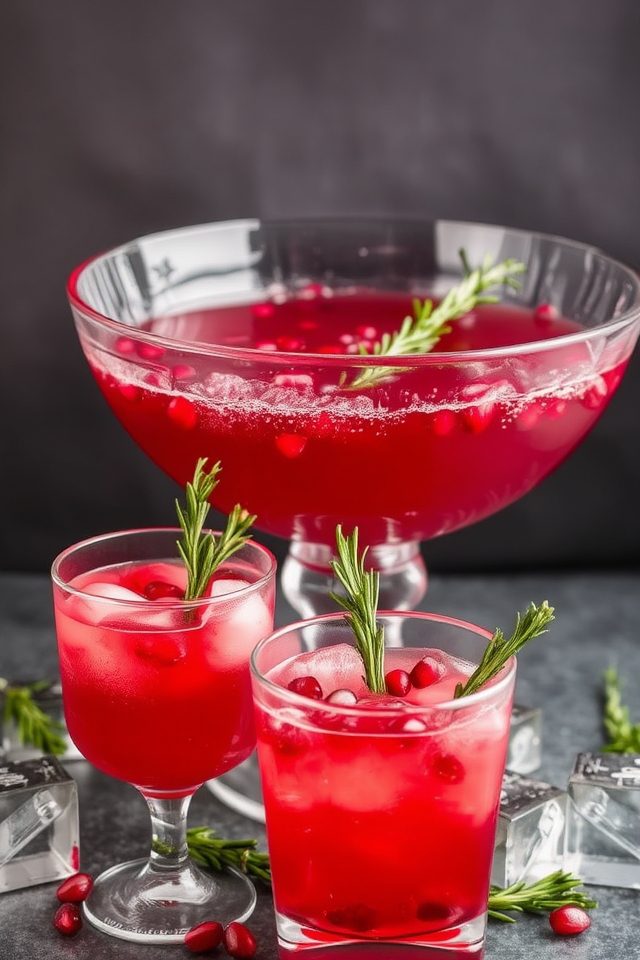 festive new year drink