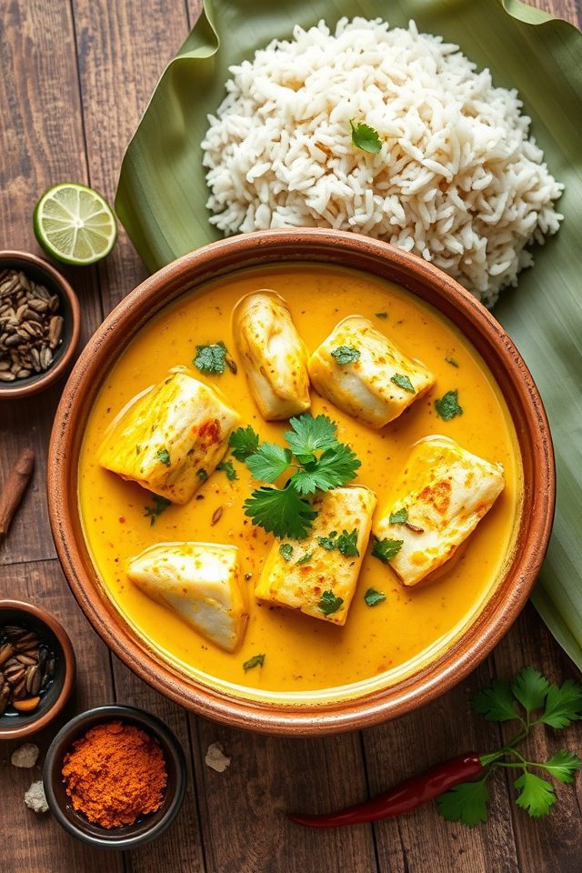fish curry coconut milk