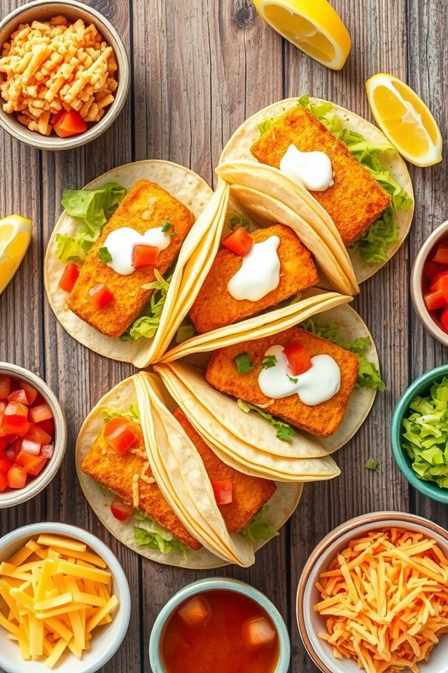 fish tacos with sticks