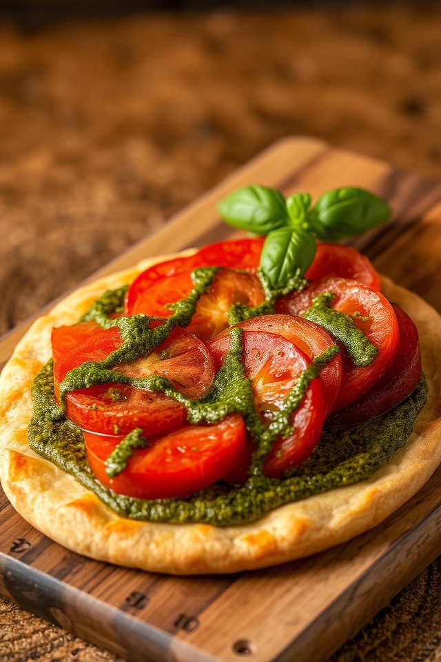 flaky pastry tomato tarts