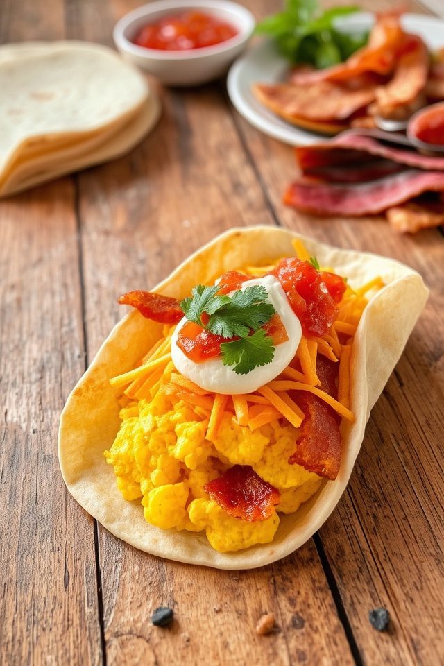 flavorful breakfast taco options