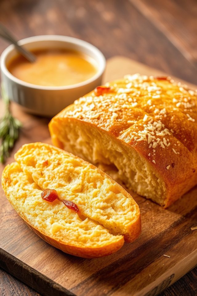 flavorful cheese onion bread
