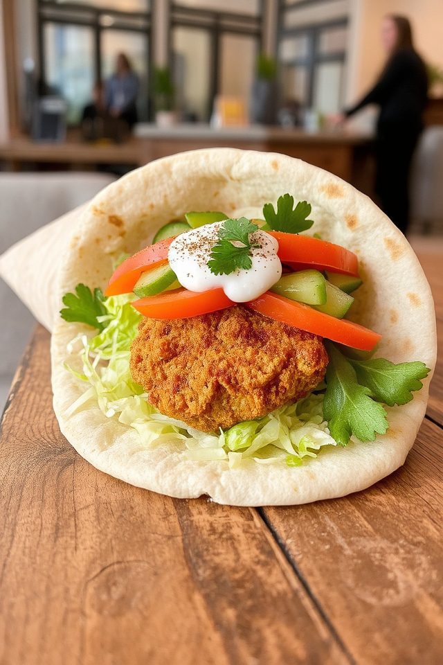 flavorful falafel work lunch