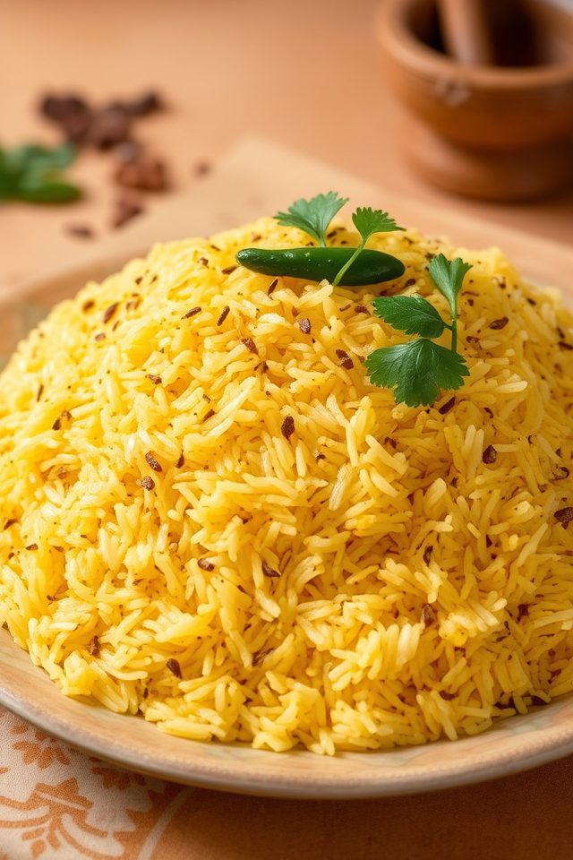flavorful indian cumin rice