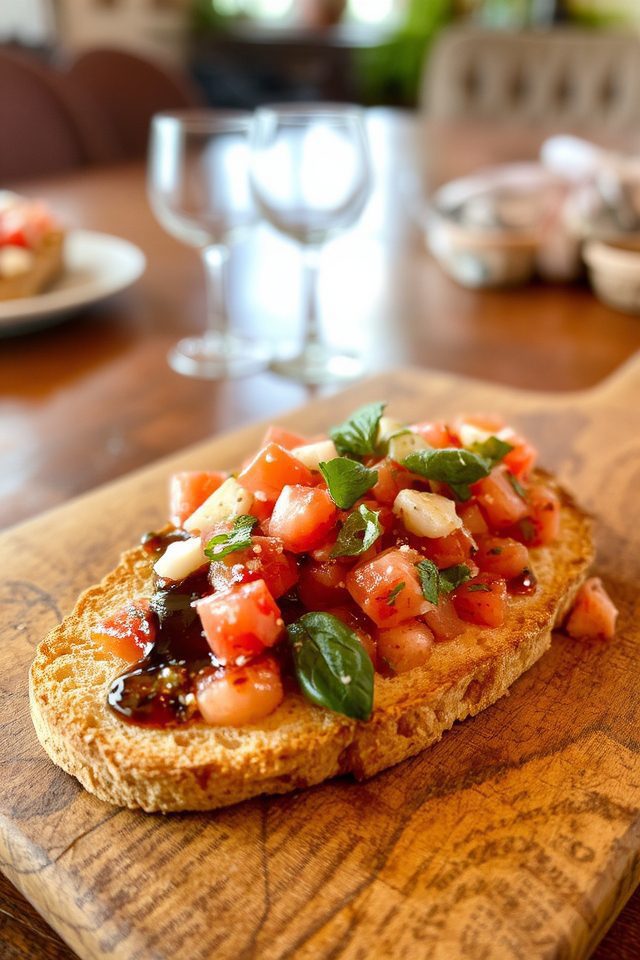 flavorful italian inspired snack
