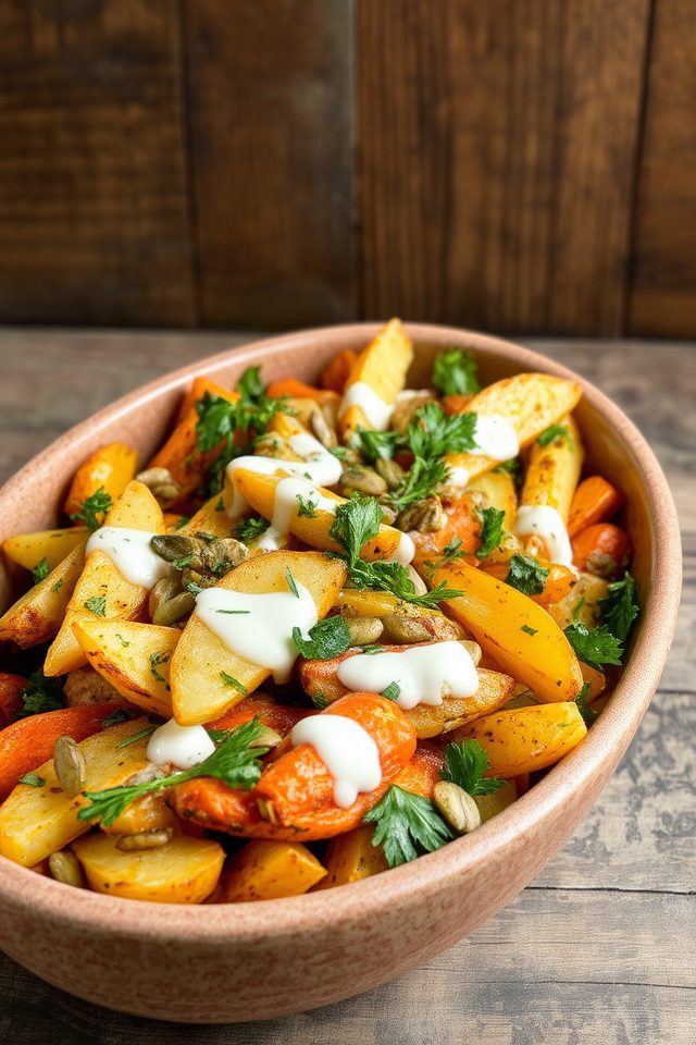 flavorful roasted vegetable dish