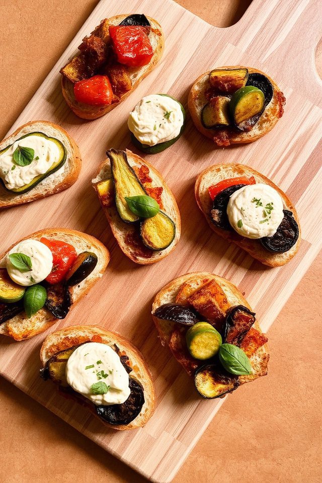 flavorful vegetarian snack option