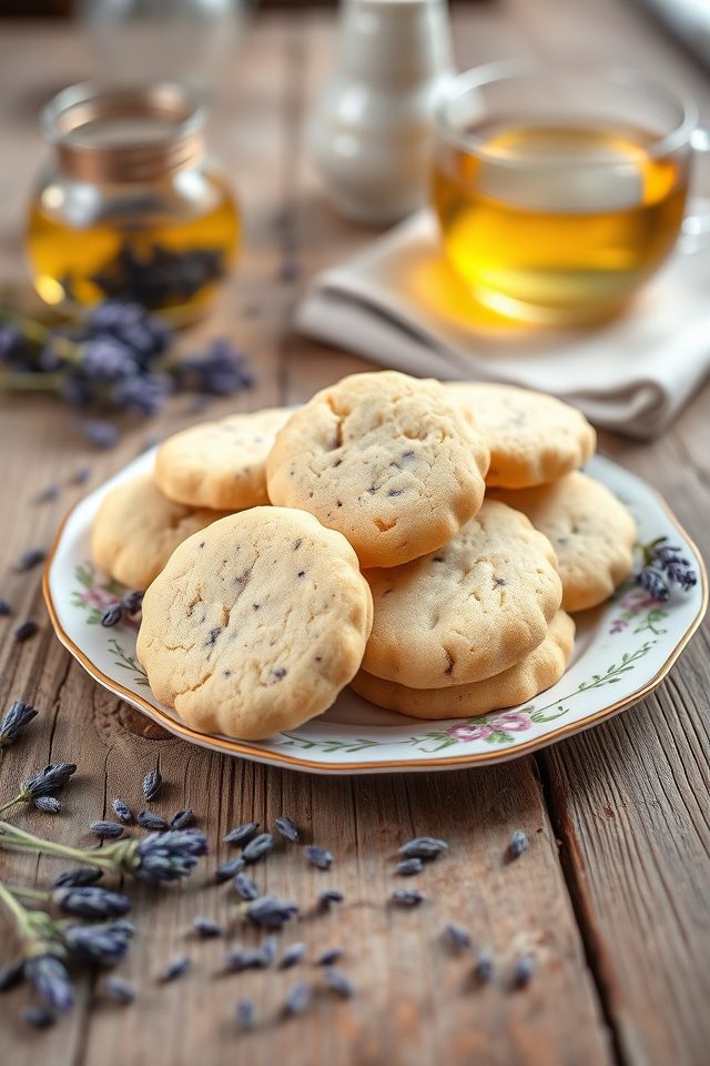 floral buttery delicate cookies