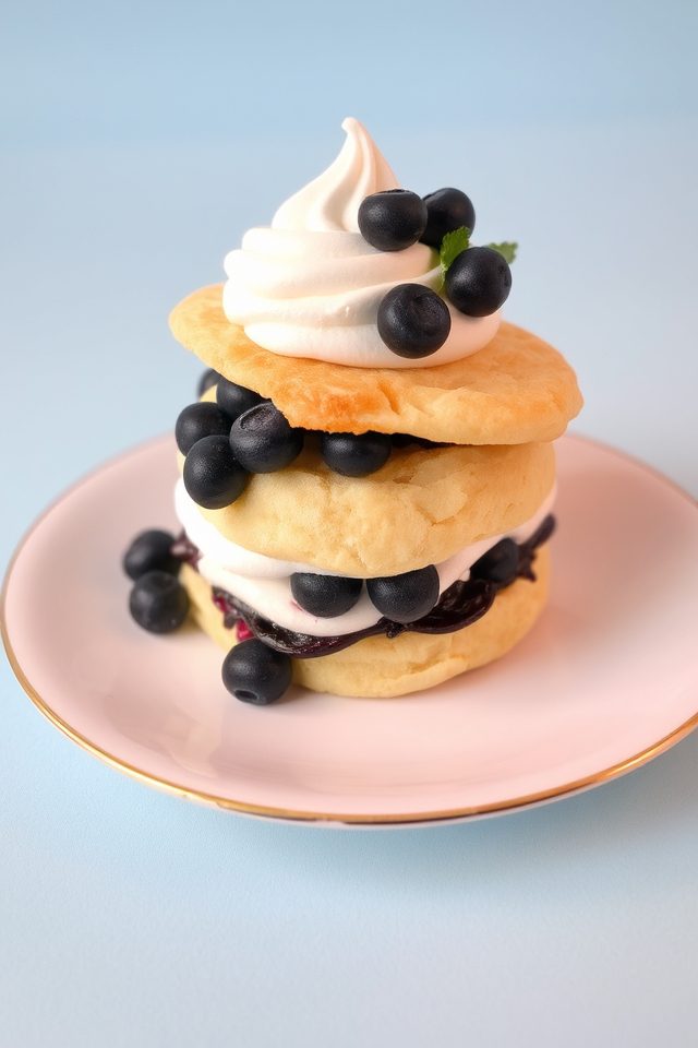 fresh blueberry shortcake bliss