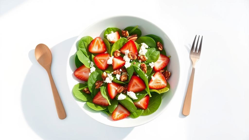 fresh fruit green salad