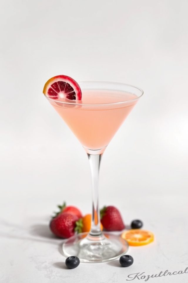fresh fruit infusedmartini