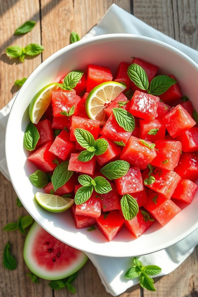 fresh fruity summer salad