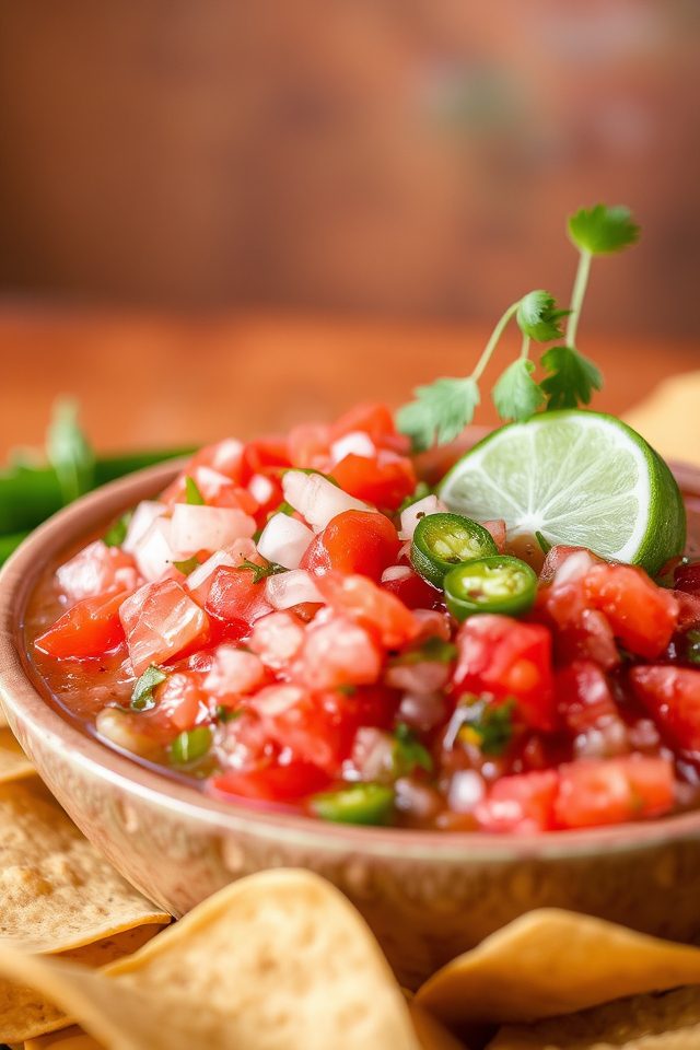 fresh homemade salsa recipe