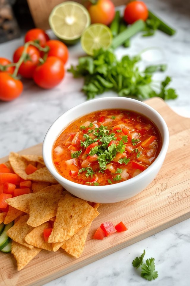 fresh homemade tomato salsa
