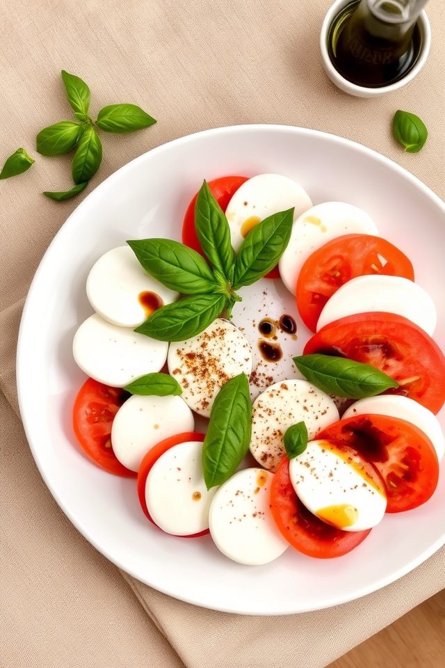 fresh mozzarella summer salad