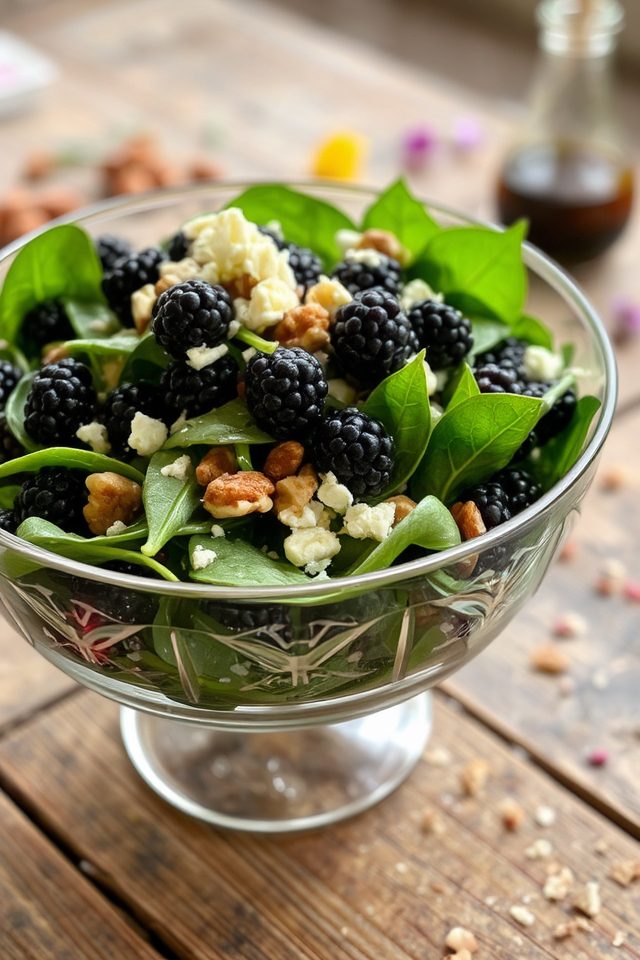 fresh spinach salad delight