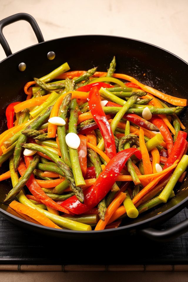 fresh spring vegetable delight