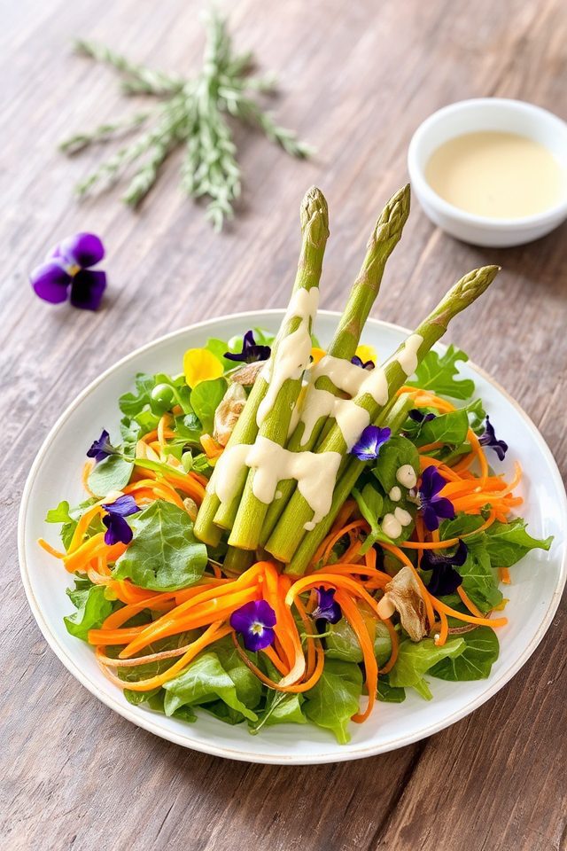 fresh spring vegetable salads