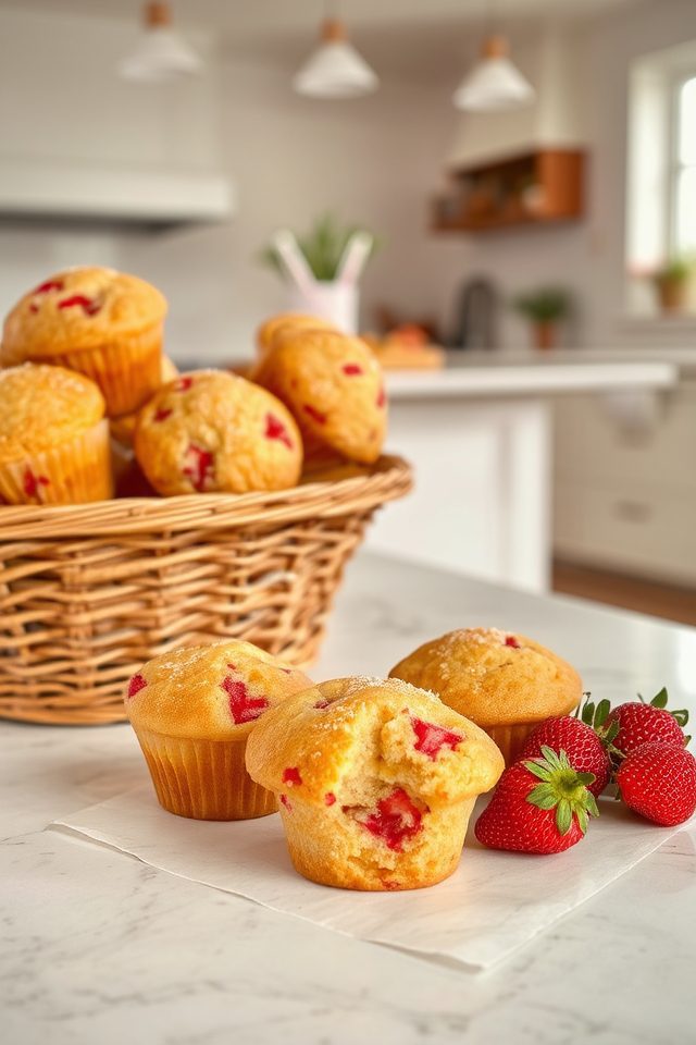 fresh strawberry muffin recipes