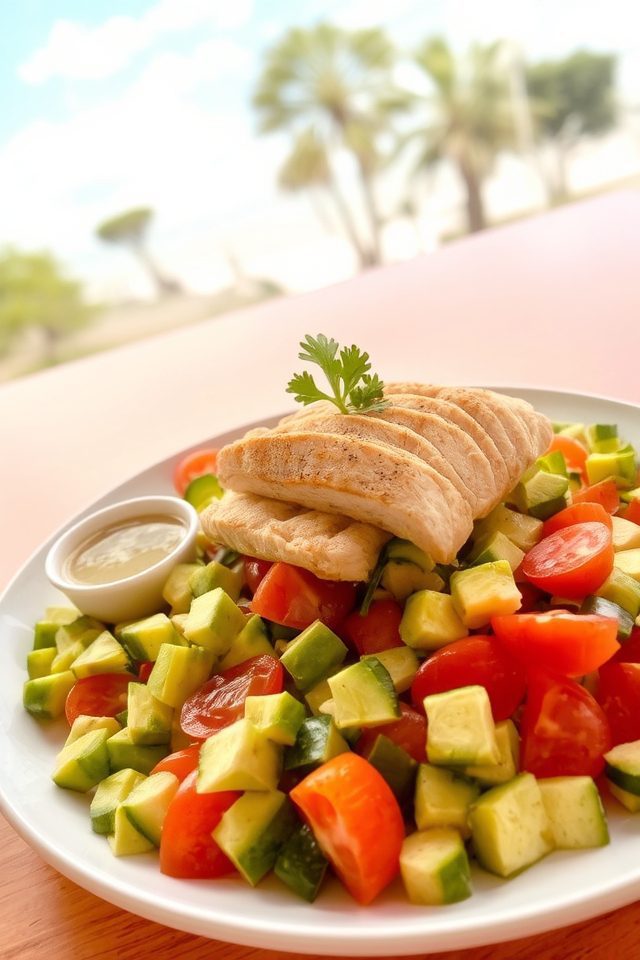 fresh summer avocado salads