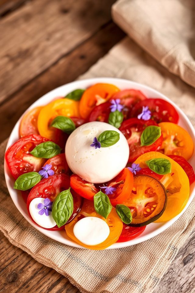 fresh summer tomato salad