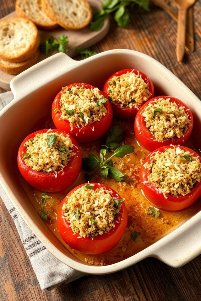 fresh tomatoes baked perfectly