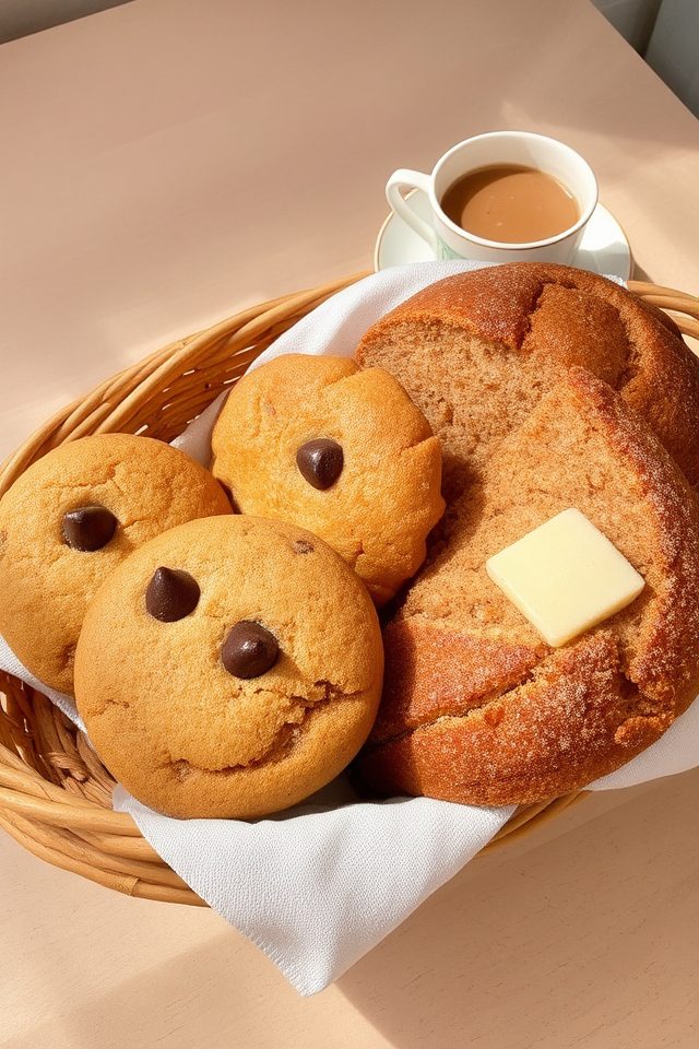 freshly baked evening snacks