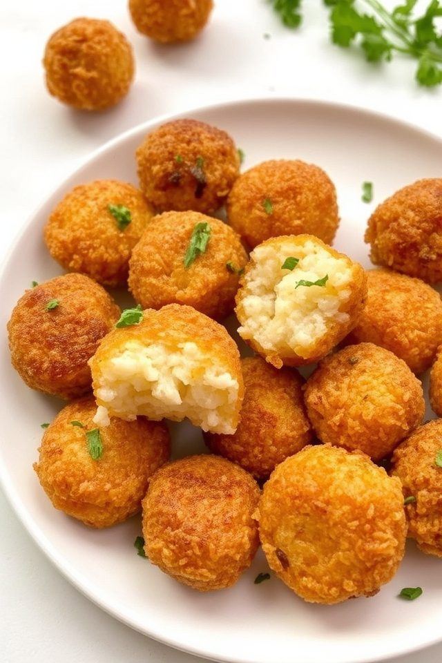 fried leftover rice snacks