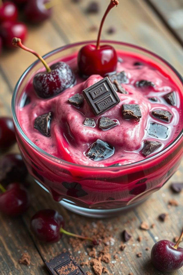 frozen dark chocolate cherry