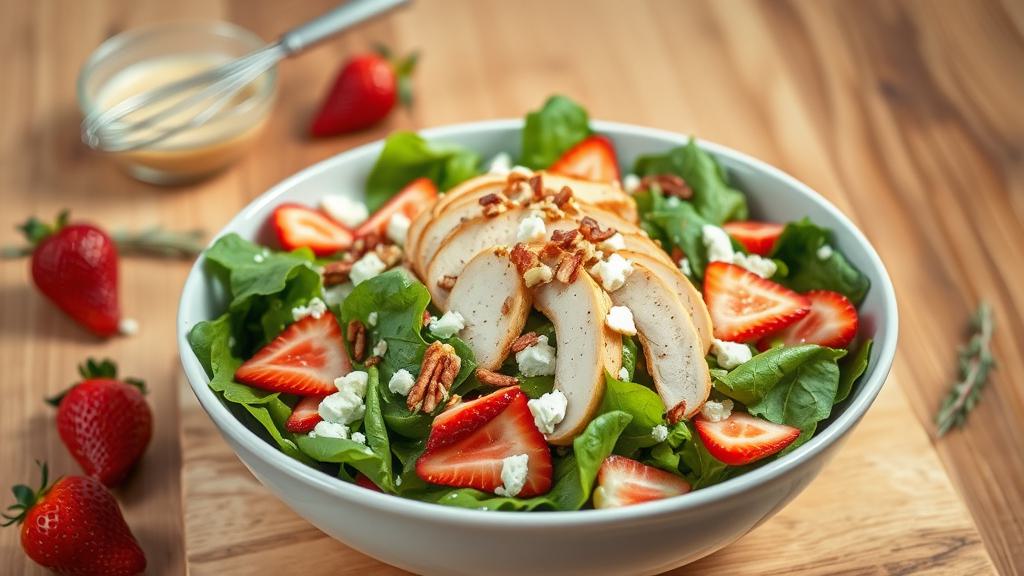 fruit and chicken mix