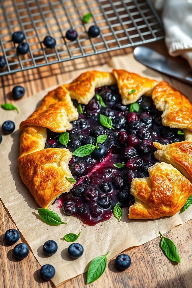 fruit filled rustic pastry