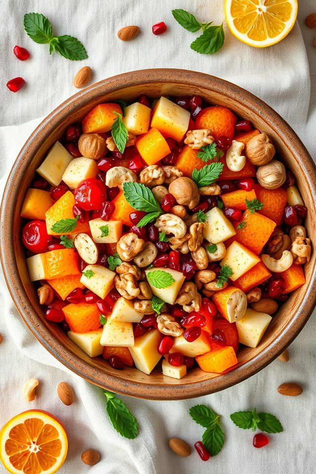 fruit nut chaat recipe