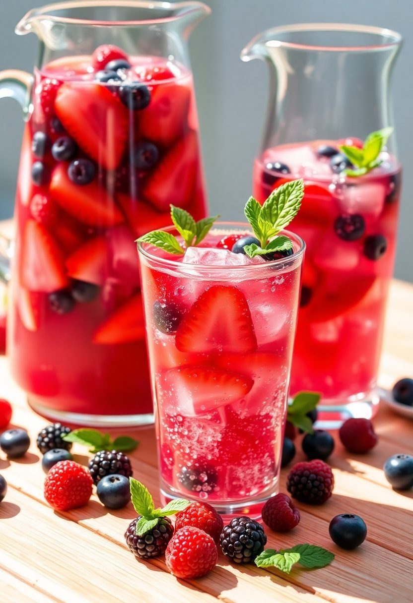 fruit soda party drink