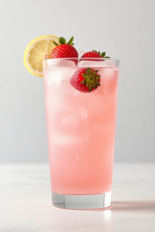 fruity drink with lemonade